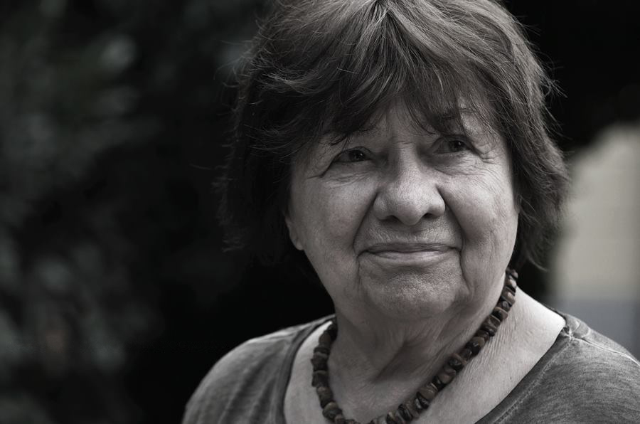 Photographic portrait of Hungarian filmmaker Marta Meszaros.