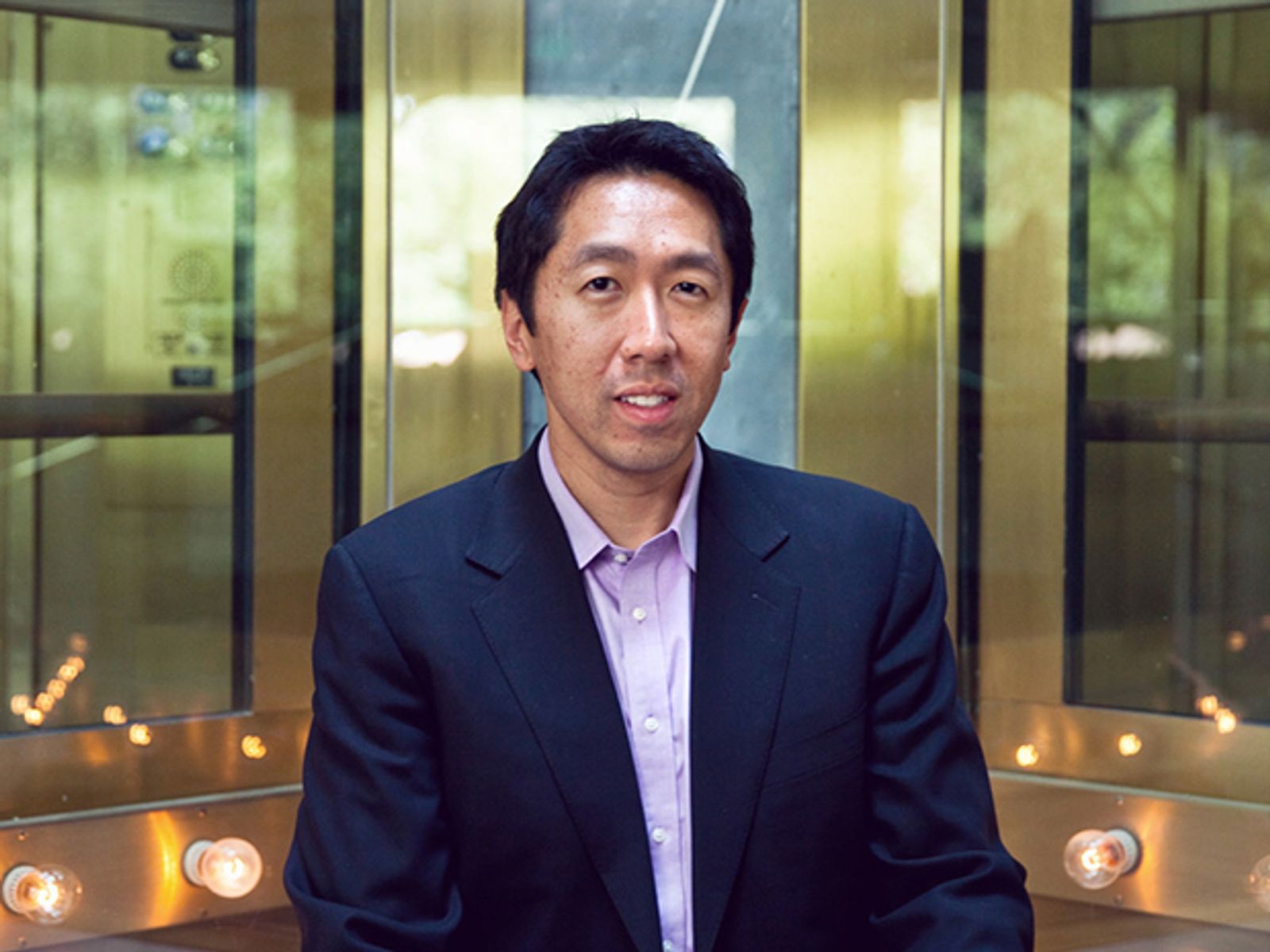 Andrew Ng, then Baidu's chief scientist, inside Baidu's Silicon Valley AI Lab in 2016.