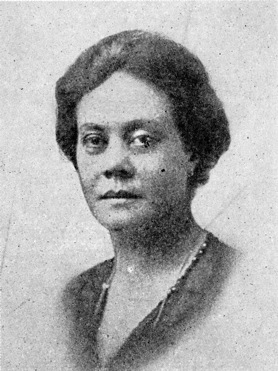 爱丽丝·邓巴-尼尔森的黑白档案肖像，收录于1923年的一部黑人诗歌选集。