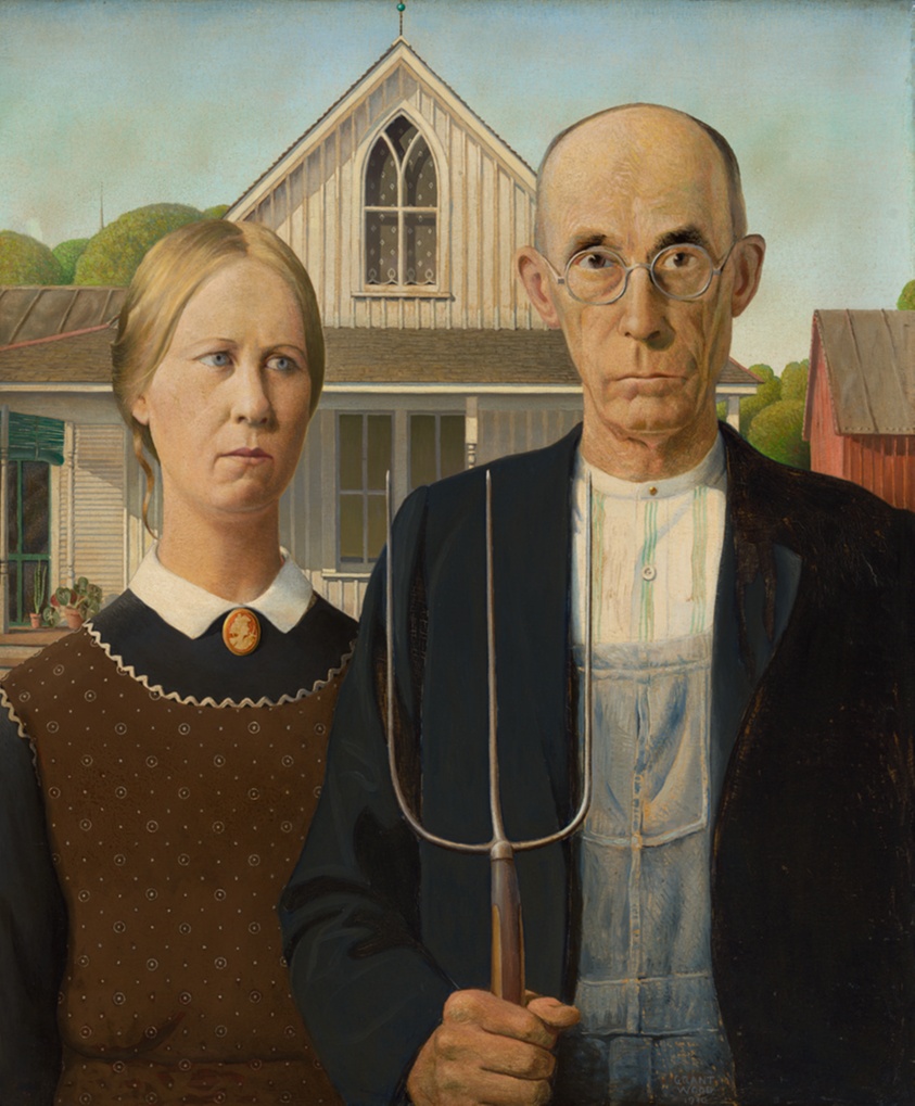 American Gothic as a reusable image script: why one 1930 painting still formats public identity