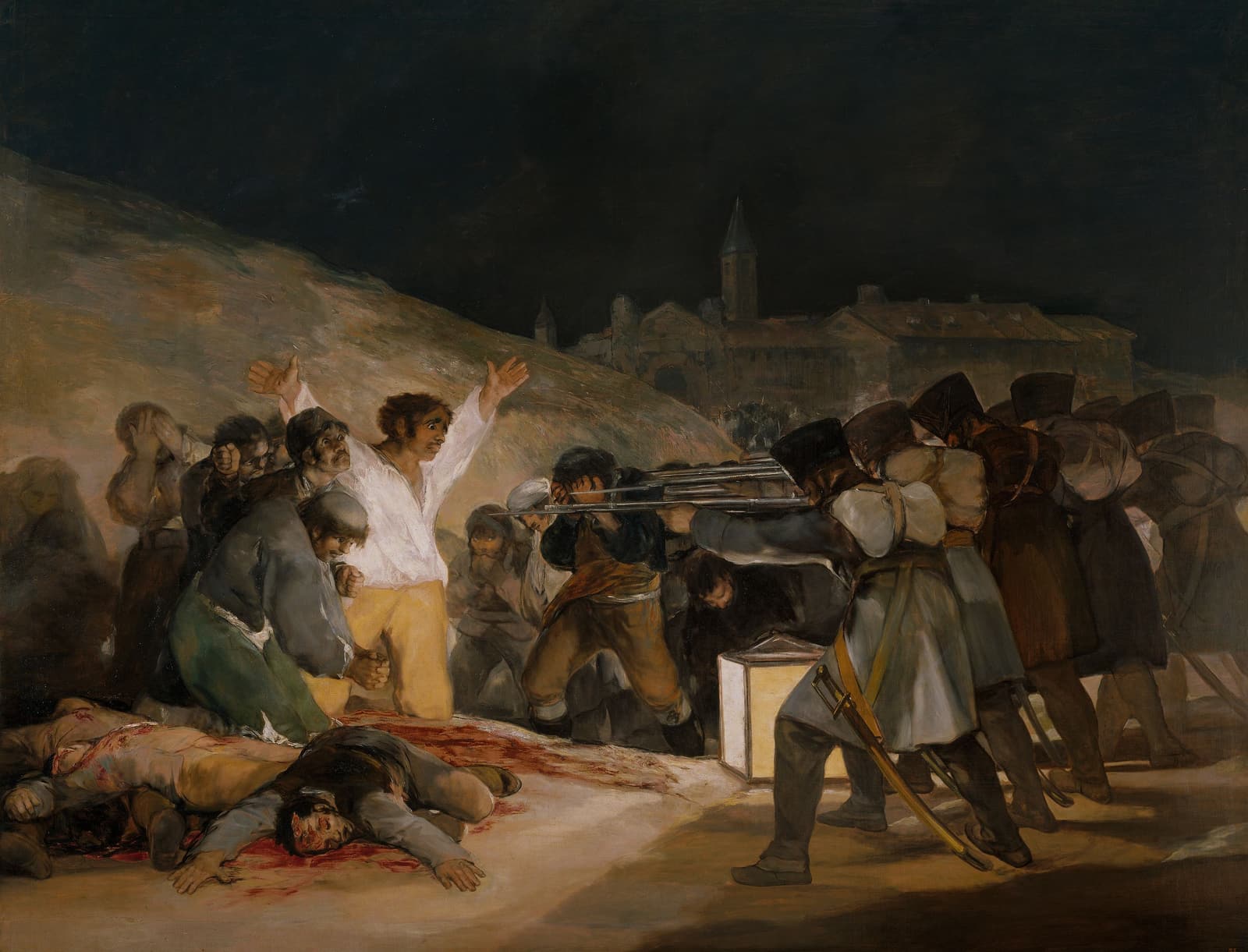 Goya’s The Third of May 1808, read closely: how light turns terror into public memory