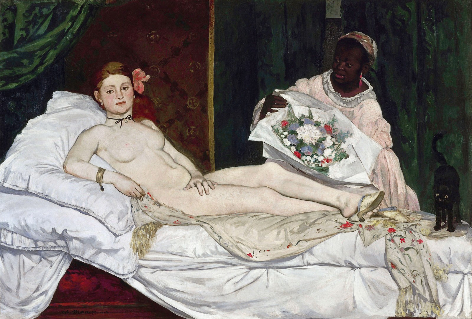 Manet’s Olympia, read closely: how a modern nude turns looking into a transaction