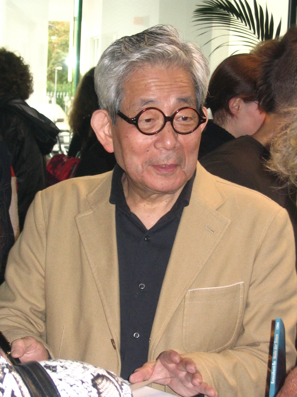 Kenzaburo Oe photographed at a literary event in Hall in Tirol in 2005.